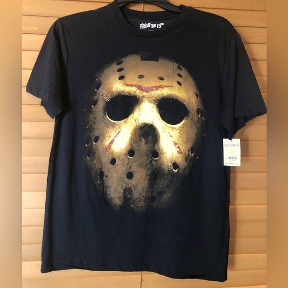FRIDAY THE 13TH NWT MEN’S SIZE SMALL( 34/36) GRAPHIC PRINT BLACK - Picture 1 of 5